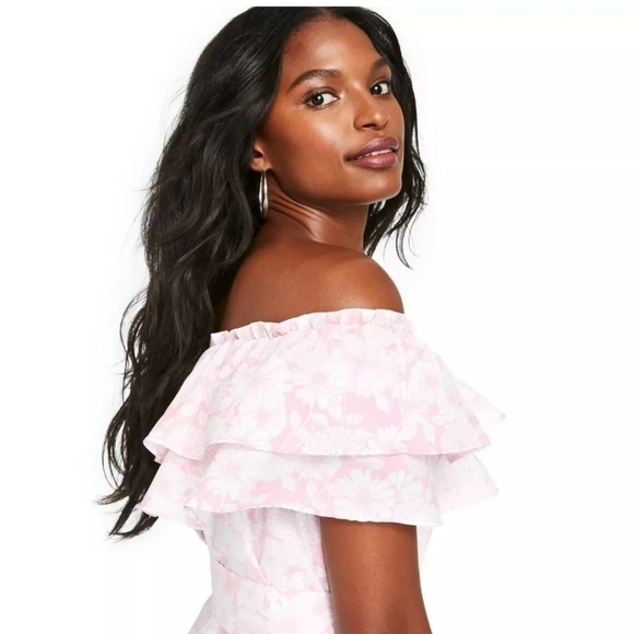 NWT boho Discontinued Lisa Marie Hernandez Dress 3X off shoulders NWT 💯 cotton - Picture 5 of 7